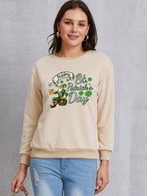 Load image into Gallery viewer, HAPPY ST. PATRICK'S DAY Round Neck Sweatshirt