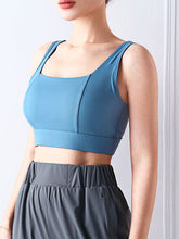 Load image into Gallery viewer, Square Neck Wide Strap Active Bra