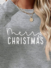 Load image into Gallery viewer, MERRY CHRISTMAS Dropped Shoulder Sweatshirt