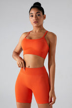 Load image into Gallery viewer, Crisscross Spaghetti Strap Active Cami