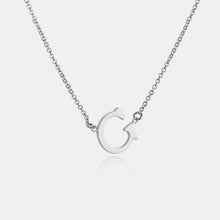 Load image into Gallery viewer, Copper Letter Pendant Necklace