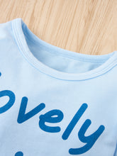 Load image into Gallery viewer, Baby Girl LOVELY GIRL Tee and Tie-Dye Bloomers Set