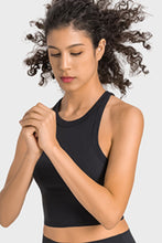 Load image into Gallery viewer, Racerback Cropped Sports Tank