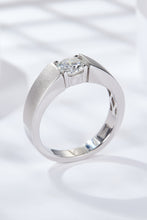 Load image into Gallery viewer, 925 Sterling Silver I Carat Moissanite Ring