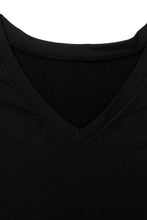 Load image into Gallery viewer, Plus Size V-Neck Slit Top and Pants Set