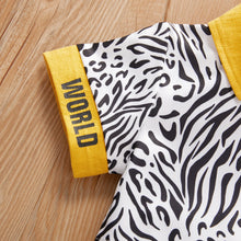 Load image into Gallery viewer, Animal Print Shirt and Shorts Set