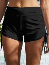 Load image into Gallery viewer, Drawstring Mid-Rise Waist Swim Shorts