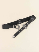 Load image into Gallery viewer, Double Buckle PU Leather Belt