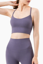Load image into Gallery viewer, Breathable Racerback Halter Neck Sports Bra
