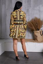 Load image into Gallery viewer, Baroque Print Shirt Dress