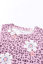 Load image into Gallery viewer, Printed Side Slit Round Neck Tank