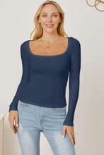 Load image into Gallery viewer, Square Neck Long Sleeve T-Shirt