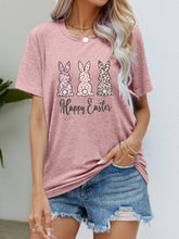 Load image into Gallery viewer, HAPPY EASTER Graphic Short Sleeve Tee