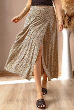 Load image into Gallery viewer, Printed Side Split High Waist Maxi Skirt