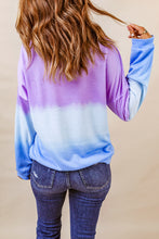 Load image into Gallery viewer, Tie-Dye Drop Shoulder Round Neck Sweatshirt