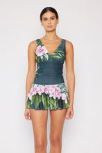 Load image into Gallery viewer, Marina West Swim Full Size Clear Waters Swim Dress in Aloha Forest