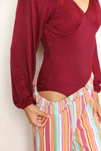 Load image into Gallery viewer, Culture Code Full Size V-Neck Bodysuit