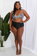 Load image into Gallery viewer, Marina West Swim Take A Dip Twist High-Rise Bikini in Leopard