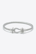 Load image into Gallery viewer, Men Rhinestone Cable Bracelet