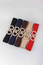 Load image into Gallery viewer, Zinc Alloy Buckle Elastic Belt