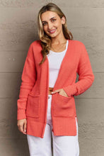 Load image into Gallery viewer, Zenana Bright & Cozy Full Size Waffle Knit Cardigan
