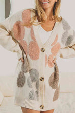 Load image into Gallery viewer, Button Down Ribbed Trim Cardigan