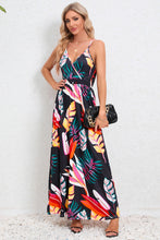 Load image into Gallery viewer, Printed Surplice Maxi Cami Dress