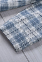 Load image into Gallery viewer, Plaid Contrast Button Front Shirt