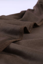 Load image into Gallery viewer, V-Neck Curved Hem Crushed Velvet Tee