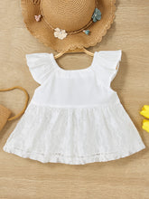 Load image into Gallery viewer, Spliced Lace Round Neck Dress