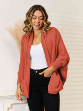 Load image into Gallery viewer, Open Front Cardigan with Pockets