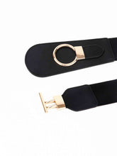 Load image into Gallery viewer, PU Elastic Wide Belt with Alloy Buckle