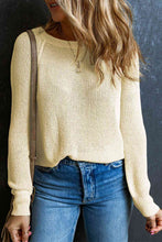 Load image into Gallery viewer, Round Neck Raglan Sleeve Sweater