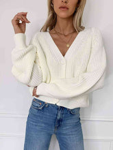 Load image into Gallery viewer, V-Neck Button Down Cardigan
