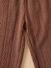 Load image into Gallery viewer, Kids Cable-Knit Print Pullover and Pants Set