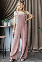 Load image into Gallery viewer, Heimish Full Size Ribbed Front Pocket Sleeveless Jumpsuit
