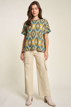 Load image into Gallery viewer, Davi &amp; Dani Flap Pocket Mid Rise Cargo Pants
