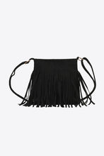 Load image into Gallery viewer, Adored PU Leather Crossbody Bag with Fringe
