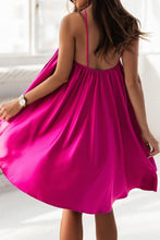 Load image into Gallery viewer, Ruched Backless Mini Cami Dress
