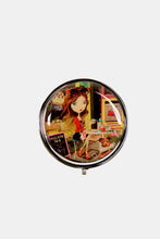 Load image into Gallery viewer, Nicole Lee USA Print Metallic Circular Large Pill Case

