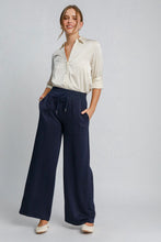 Load image into Gallery viewer, Umgee Drawstring Wide Leg Pants with Pockets
