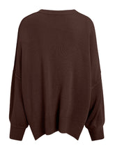 Load image into Gallery viewer, Round Neck Long Sleeve Sweater
