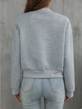 Load image into Gallery viewer, Zip Up Long Sleeve Jacket
