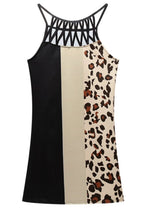 Load image into Gallery viewer, Printed Grecian Neck Mini Dress

