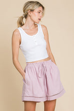 Load image into Gallery viewer, Cotton Bleu by Nu Lab High Waist Drawstring Shorts
