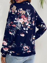 Load image into Gallery viewer, Printed Zip Up Long Sleeve Outerwear
