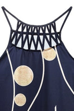 Load image into Gallery viewer, Printed Grecian Neck Mini Dress
