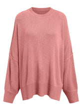 Load image into Gallery viewer, Round Neck Long Sleeve Sweater
