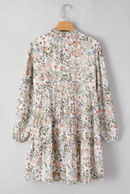 Load image into Gallery viewer, Printed Mock Neck Long Sleeve Mini Dress
