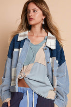 Load image into Gallery viewer, POL Corduroy Jacquard Patchwork Button Up Jacket
